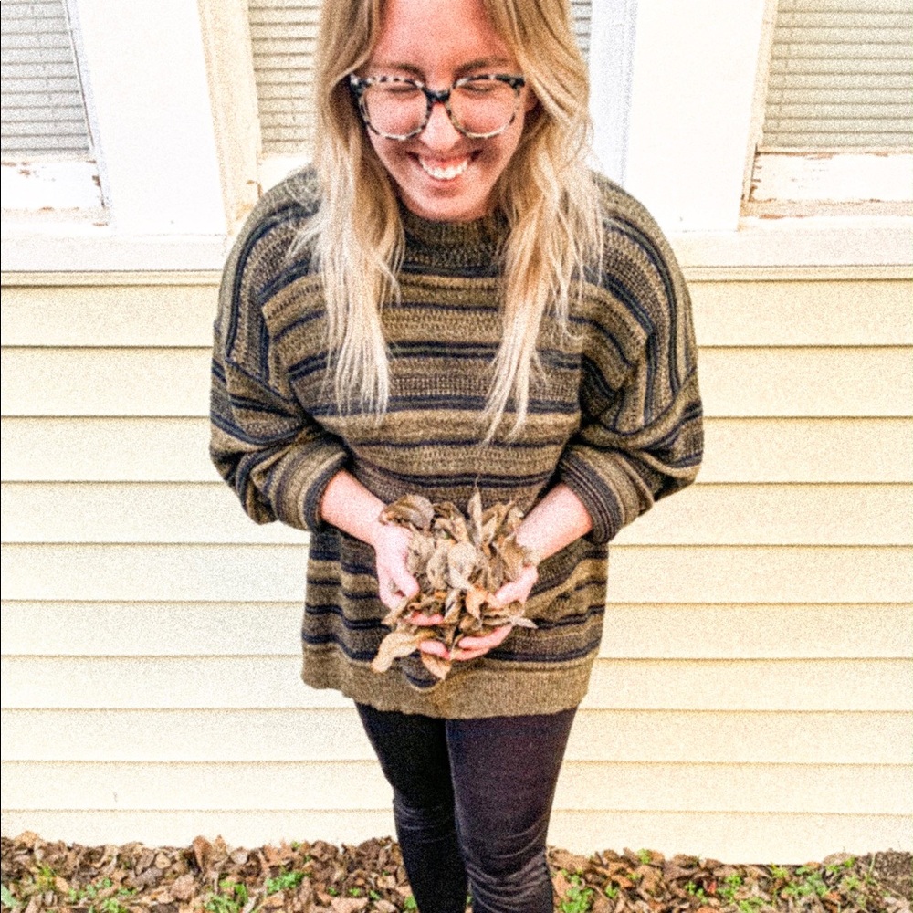 Oversized grandpa sweater